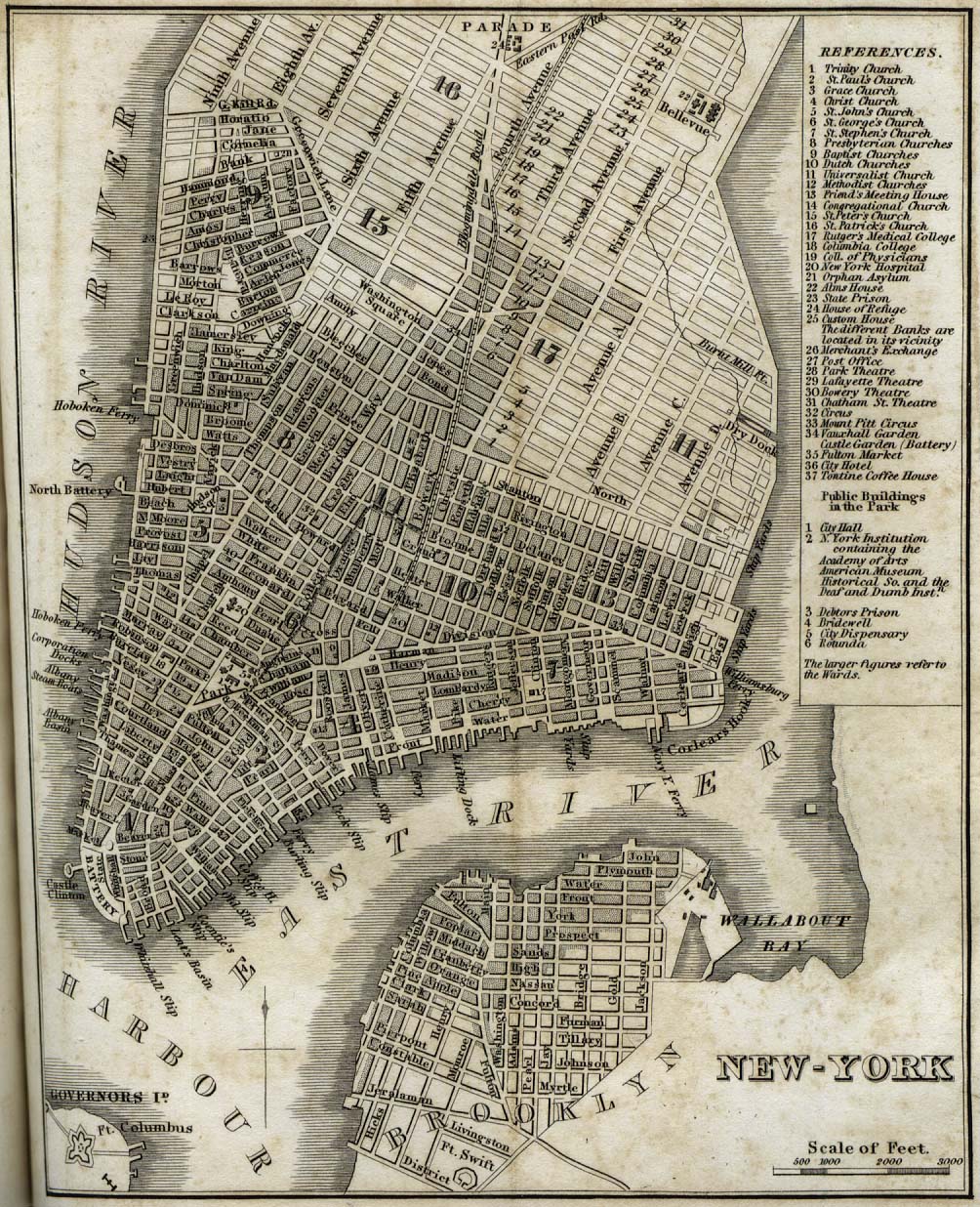 Map - New York 1842