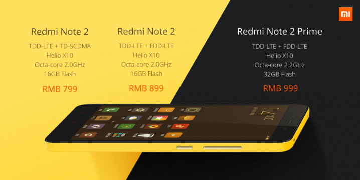 Xiaomi Redmi Note 2 Preise