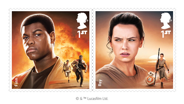 Star Wars Briefmarken der Royal Mail